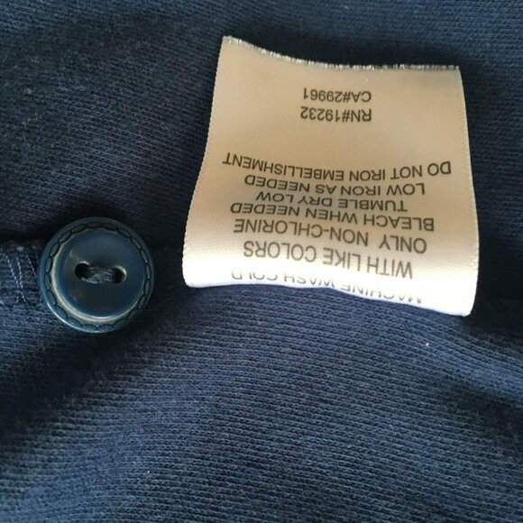 Alfred Dunner Blue Casual Top Shirt Embroidered Flowers Summer Casual Size Large - Picture 7 of 7